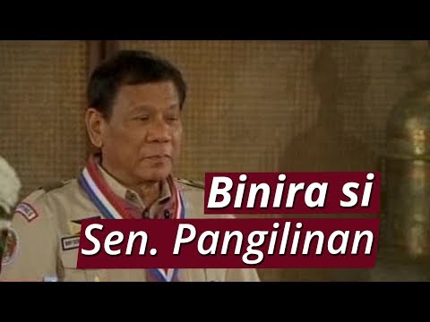 President Duterte, binira si Senator Pangilinan | SONA