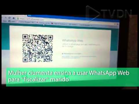 Mulher ciumenta ensina a usar WhatsApp Web