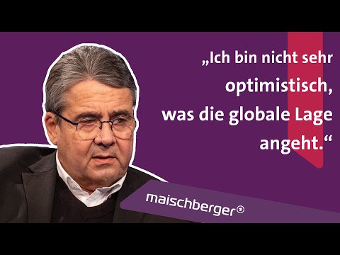 Sigmar Gabriel &uuml;ber Israel, Ukraine, Trump und die AfD | maischberger