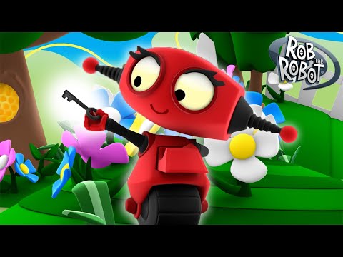 Gardening is the Key to Happiness! 🧑&zwj;🌾 | Rob The Robot | Preschool Learning