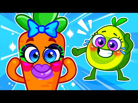 Sneak Moms Makeup Song 💄💫 Beauty Makeup Song 🎀 II Kids Songs by VocaVoca Friends 🥑