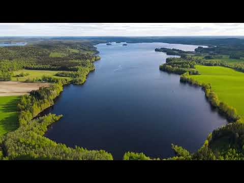 Kalmarinj&amp;auml;rvi Finland | Drone view | 4K 60fps