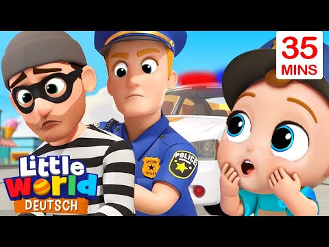 Mein Freund, der Polizist | Kinderlieder f&uuml;r Kleinkinder | Little World Deutsch