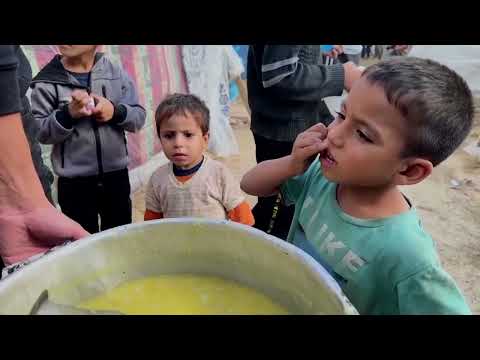 Gazans find solace in lentil soup amid harsh weather