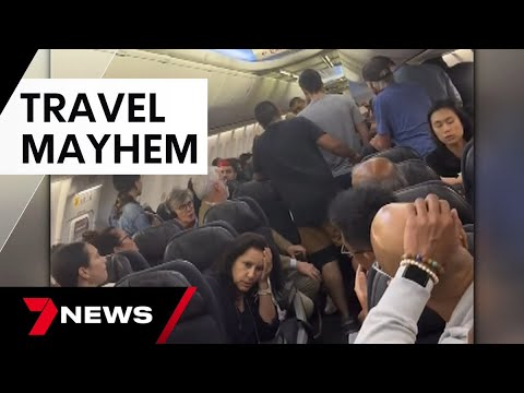 Man attacks cabin crew and threatens passengers on Bali flight | 7 News Australia