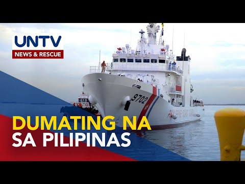 Pinakabagong barko ng Pilipinas na BRP Melchora Aquino, dumating na sa Pilipinas