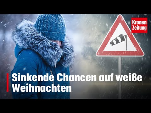 Sinkende Chancen auf wei&szlig;e Weihnachten | krone.tv NEWS