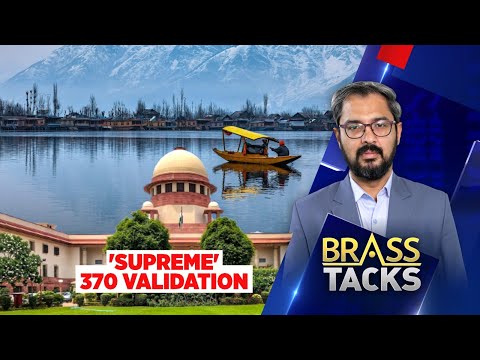 Supreme Court Upholds Abrogation of Special Status of Jammu and Kashmir | Article 370 | English News