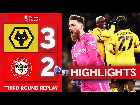 Cunha Extra Time Winner! | Wolves 3-2 Brentford | Highlights | Emirates FA Cup 2023-24